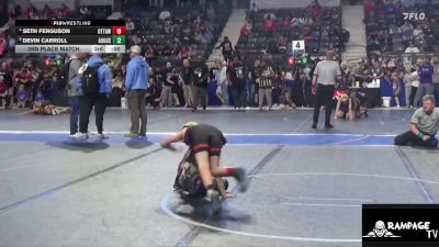 76 lbs Cons. Round 2 - Jedediah Harpell, Lion Elite vs Michael Salgado, Gray County