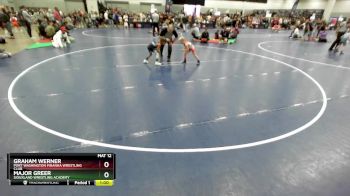 49 lbs Quarterfinal - Major Greer, Siouxland Wrestling Academy vs Graham Werner, Port Washington Piranha Wrestling Club