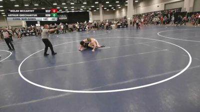 190 lbs Cons. Sub-semis - Nolan McCarthy, Wyoming Seminary College Preparatory High School Wrestling vs Arthur Grechanyuk, Built By Brunson Wrestling