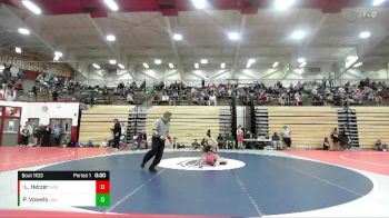 106 lbs 2nd Place Match - Lyric Hetzer, Delta Wrestling Club Inc vs Peyton Vowels, Unattached