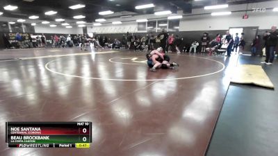 215 lbs Cons. Round 4 - Beau Brockbank, La Costa Canyon vs Noe Santana, Centennial (Corona)