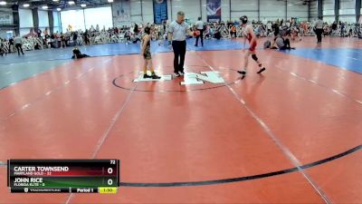 72 lbs Rd# 6- 9:00am Saturday Final Pool - John Rice, Florida Elite vs Carter Townsend, Maryland GOLD