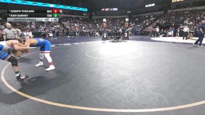144 lbs Quarterfinal - Joseph Toscano, Buchanan (CS) vs Kavi Garvey, Fountain Valley (SS)