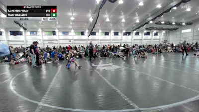 55 lbs Round Robin 1 - Adalynn Pratt, WV Lunatics - EL vs Max Williams, Ohio Titan Gold - EL