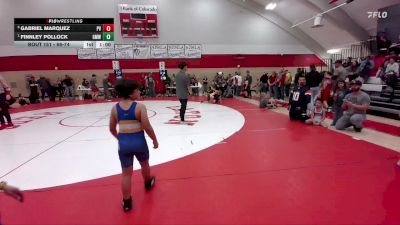 68-74 lbs Round 4 - Finnley Pollock, Greeley Metro WC vs Gabriel Marquez, Platte Valley