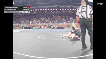 D3-215 lbs Cons. Round 2 - Kyhis Malone, Corunna vs Colton Goethals, Kingsley