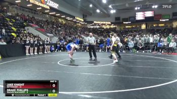 120 lbs Quarterfinal - Jake Knight, Bettendorf vs Drake Phillips, Waukee Northwest