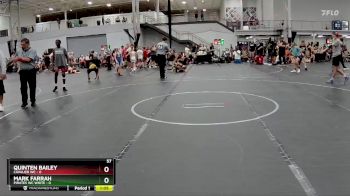 120 lbs Round 2 (8 Team) - Quinten Bailey, Cavalier WC vs Mark Farrah, Pirates WC White