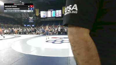 94 lbs Champ. Rd Of 32 - Macklin Doyle, Iowa vs Colton Wiseman, Indiana