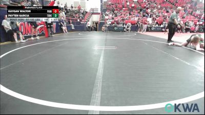 97-102 lbs Rr Rnd 3 - Kaygan Walton, Prime Wrestling vs Payten Garcia, Tonkawa Takedown Club