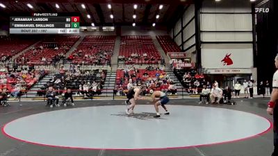 197 lbs Cons. Semi - Jeramiah Larson, Maryville vs Emmanuel Skillings, Central Oklahoma