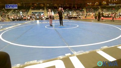 112 lbs 3rd Place - Eric Rooster, Henryetta Knights Wrestling Club vs Mylee Johnson, Tulsa Blue T Panthers