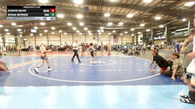 75 lbs Quarterfinal - Kaison Deats, Mat Assassins Black - MS vs Ethan Mitrisin, TDWC Maniacs Blue - MS