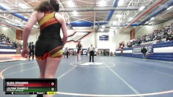 115 lbs Champ. Round 1 - Liliyan Daniels, Mahomet Seymour vs Alina Edwards, Springfield [Coop]