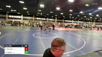 69 lbs Rr Rnd 3 - Giovanni De Leon, Oakdale vs Summit Owens, Tucson Cyclones