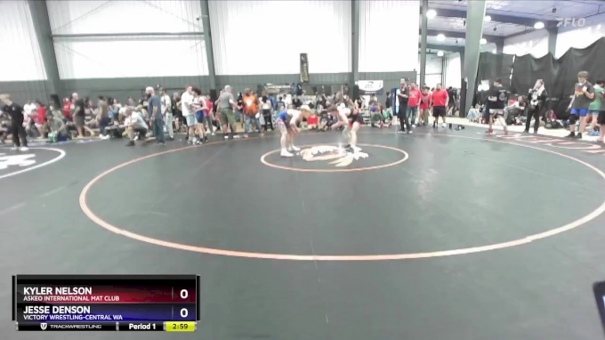 132 lbs Quarterfinal - Kyler Nelson, Askeo International Mat Club vs ...