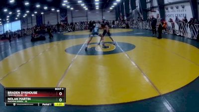 92 lbs Rd# 2 10:30am Friday - Braden Dykhouse, Team Michigan vs Nolan Martin, Nauman Green