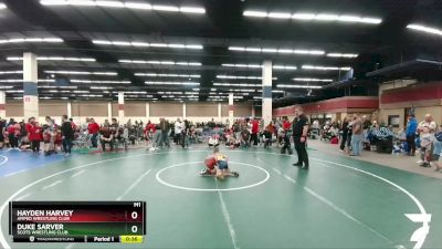 56-57 lbs Round 3 - Duke Sarver, Scots Wrestling Club vs Hayden Harvey, Amped Wrestling Club