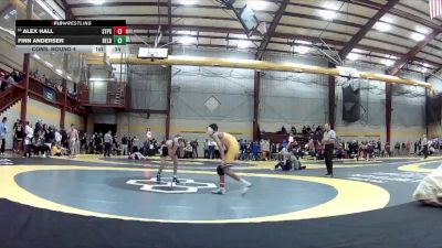 106 lbs Cons. Round 4 - Alex Hall, St Plus X vs Finn Andersen, Delbarton