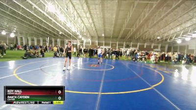 144 lbs Cons. Round 3 - Koy Hall, Cedar Valley vs Daich Cayden, Layton