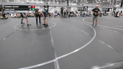 150 lbs Finals (8 Team) - Dominic Wilson, Team Shutt B Team vs Luke Lilley, Freakztyle Wrestling