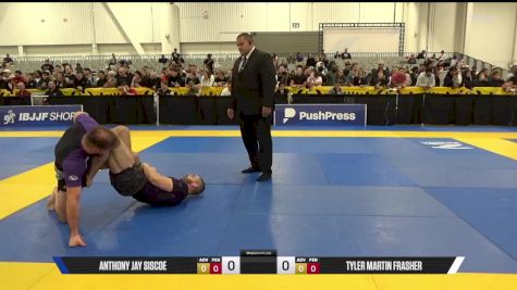 Tyler Martin Frasher vs Anthony Jay Siscoe 2025 World IBJJF Jiu-Jitsu No-Gi Championship