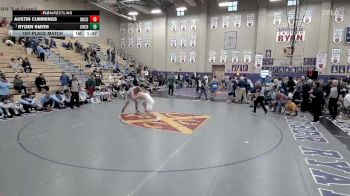 285 lbs 1st Place Match - Ryder Smith, Chattanoogan Christian vs Austin Cummings, Union County