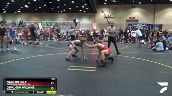 150 lbs Round 2 (6 Team) - Braylon Faile, Untouchables Purple vs Devaughn Williams, Ohio Gold