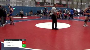 160 lbs Consolation - Branson John, Buchanan vs Kris Castro, Chaminade College Prep Sch