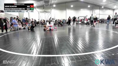 73 lbs Quarterfinal - Aidan Slagter, Honey Badgers Wrestling Club vs Ronald Branchcomb 4th, Wagoner Takedown Club