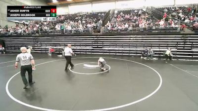 4A 113 lbs Quarterfinal - Joseph Holbrook, Ridgeline vs Asher Suwyn, Hurricane