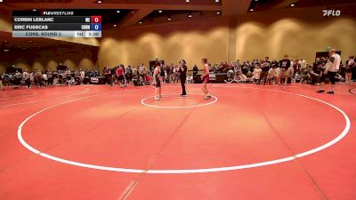 113 lbs Cons. Round 3 - Corbin LeBlanc, Maine vs Eric Fusscas, Connecticut
