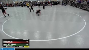 106 lbs Champ. Round 2 - Colby Payne, Pomona Elite (PWCC) vs Matthew Valdez, 505 Wrestling Club