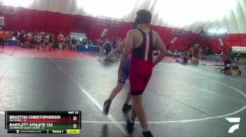 132 lbs Round 2 (4 Team) - Bartlett Athlete 132, Cambridge-Isanti White vs Braxton Christopherson, Elk River