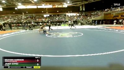 98 lbs Cons. Round 4 - Javier Gomez, La Pine vs Brayden Harrison, Hermiston Oregon