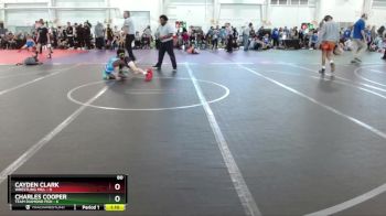 80 lbs Round 3 (10 Team) - Cayden Clark, Wrestling Mill vs Charles Cooper, Team Diamond Fish