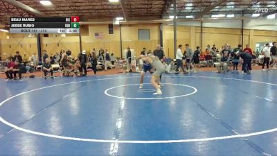 174 lbs Cons. Round 3 - Jesse Rubio, Corban University vs Beau Mares, North Idaho College