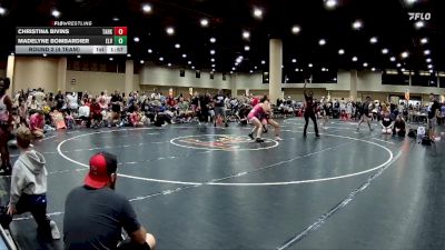 110 lbs Round 2 (4 Team) - Christina Bivins, Team Arkansas vs Madelyne Bombardier, Elevation WC