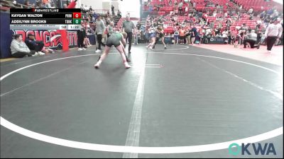 97-102 lbs Rr Rnd 1 - Kaygan Walton, Prime Wrestling vs Addilynn Brooks, Tonkawa Takedown Club