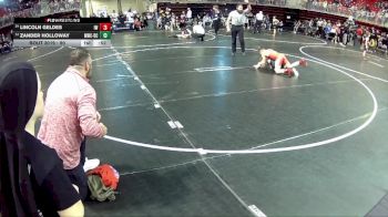 90 lbs Champ. Round 1 - Lincoln Geldes, Ironman Wrestling vs Zander Holloway, Monarch Wrestling Club - David City