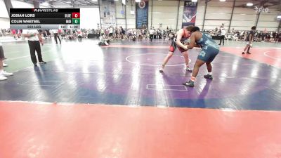220 lbs Rr Rnd 1 - Josiah Lors, Blue Wave 2 vs Colin Whetsel, Indiana Outlaws Black