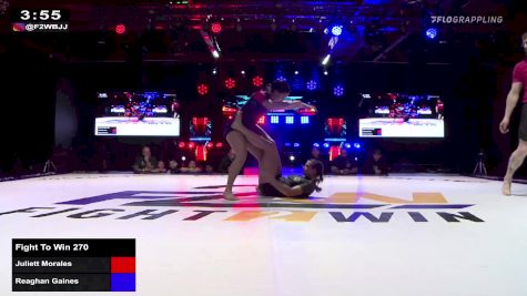 Reaghan Daniela Gaines vs Juliett Morales 2025 Fight to Win 270