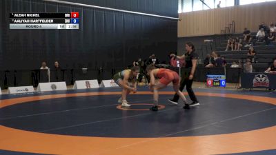 72kg Round 4 - Aleah Nickel, Edmonton Wrestling Club vs Aaliyah Hartfelder, Edmonton Wrestling Club