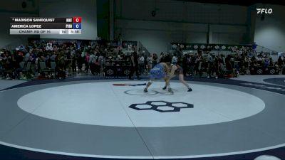 76 kg Champ. Rd Of 16 - Madison Sandquist, Rise RTC vs America Lopez, Peterson Grapplers