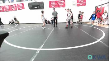 80 lbs Quarterfinal - Kordell Burns, Grover Rains Wrestling Club vs Maddox Henderson, Standfast