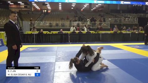 BEATRICE Z JIN vs MARIA ELISA CESAR G. NUNES 2024 Pan Jiu Jitsu IBJJF Championship