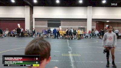 55 lbs Round 2 (6 Team) - Suncera Dickman, Contenders WA Green vs Paxton Holcombe, Untouchables