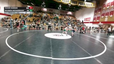 95B 1st Place Match - Solomon Archambeault, Lander Middle School vs Tucker Robison, Wind River Middle School