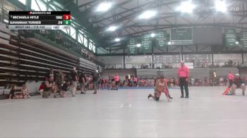 112-122 lbs Champ. Round 1 - Michaela Hitle, Timber Wolves Wrestling Club vs Savannah Turner, Zero Fox Wrestling