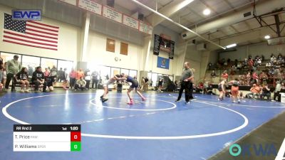 80 lbs Rr Rnd 2 - Trinity Price, RAW vs Presley Williams, Sperry Wrestling Club